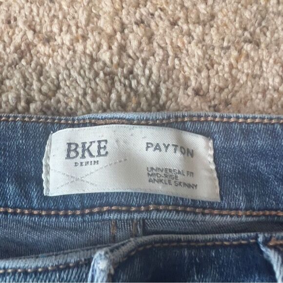 Buckle BKE Womens Payton Low Rise Distressed Ripped Stretch Skinny Jeans 25X27 - Picture 3 of 8